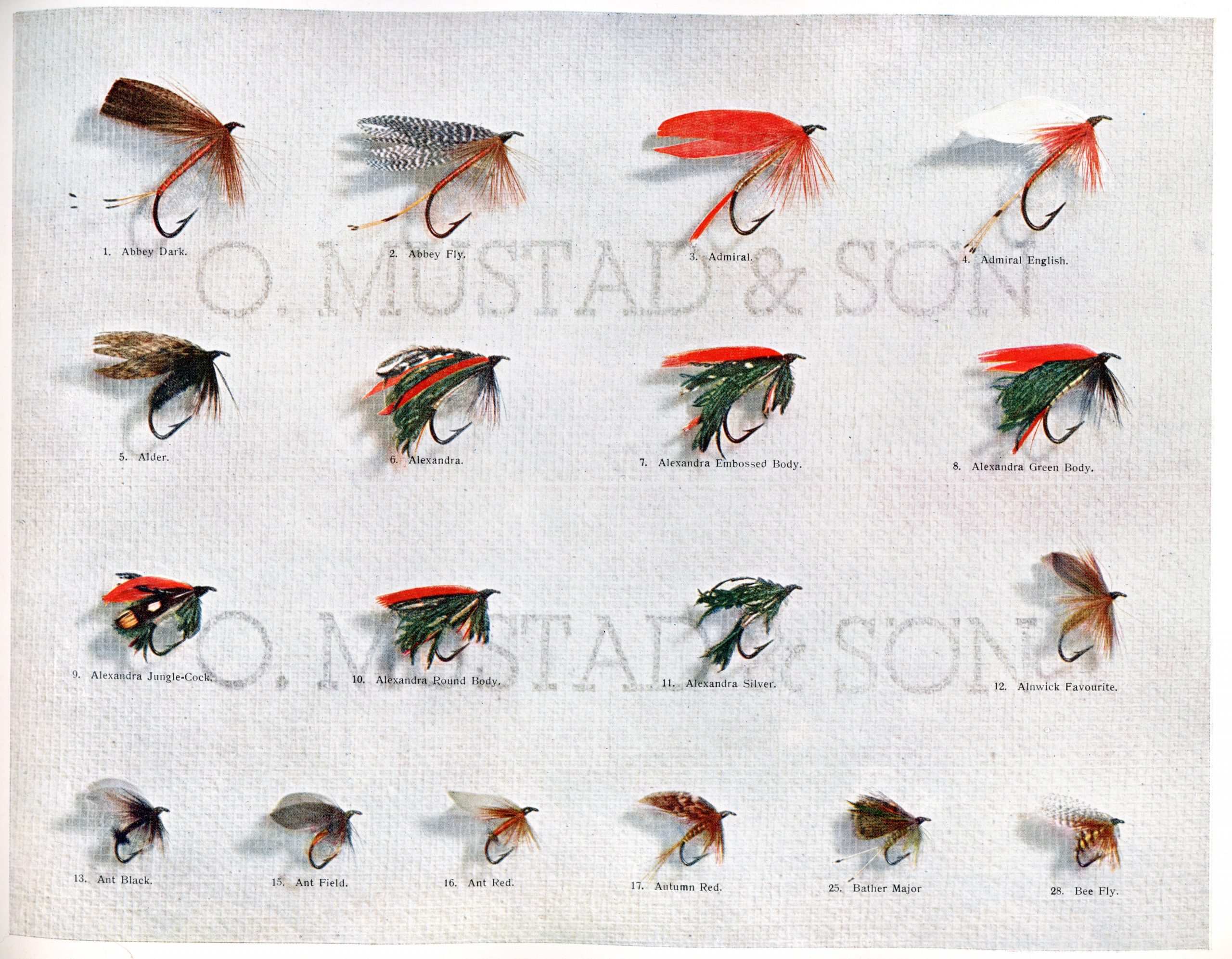 Mustad: trout-, salmon- and lit-fly catalogue